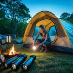 Sådan vælger du det perfekte tunneltelt og led lommelygter til camping